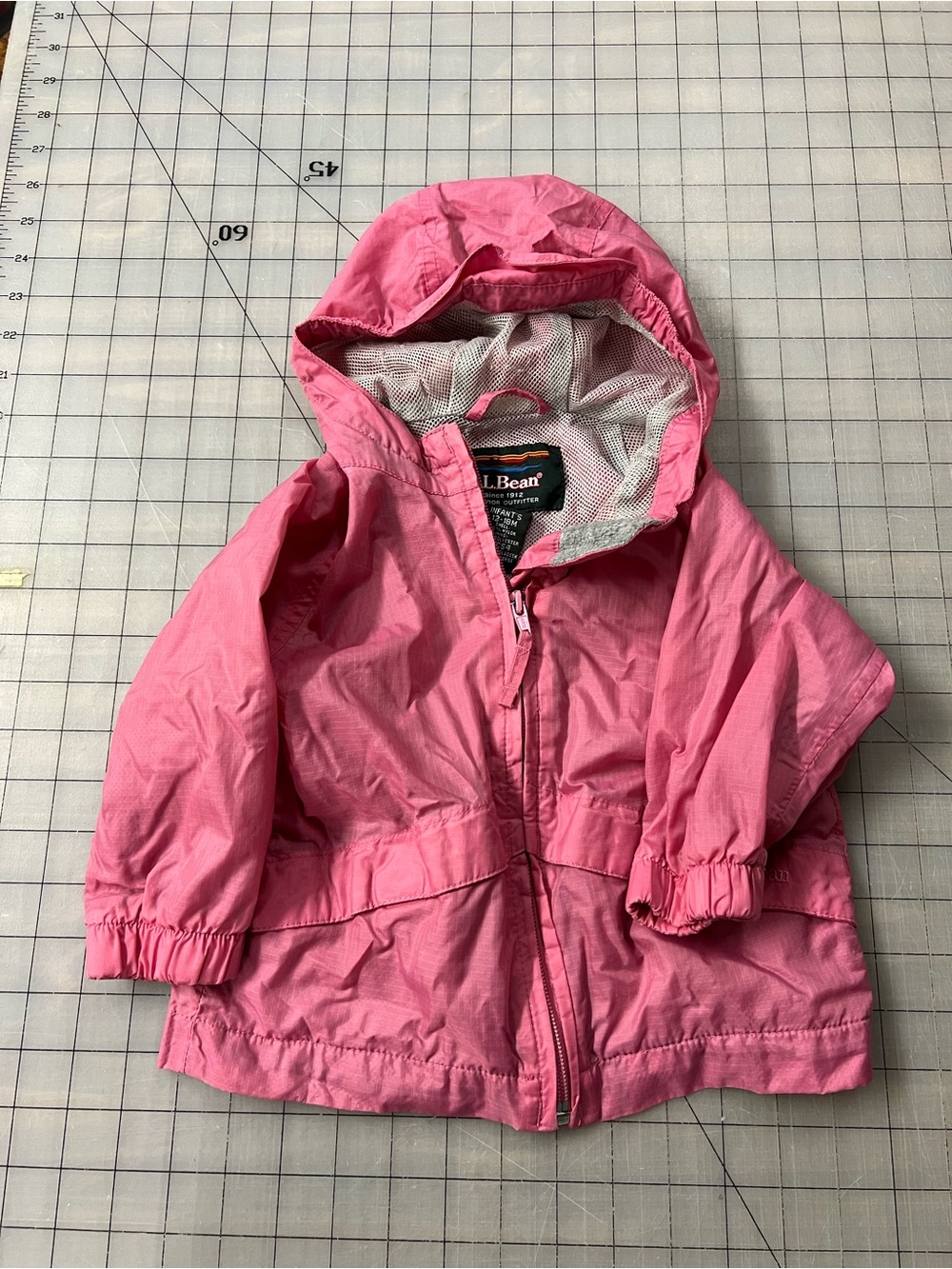 LL Bean Rain Coat Toddler baby 12-18 month